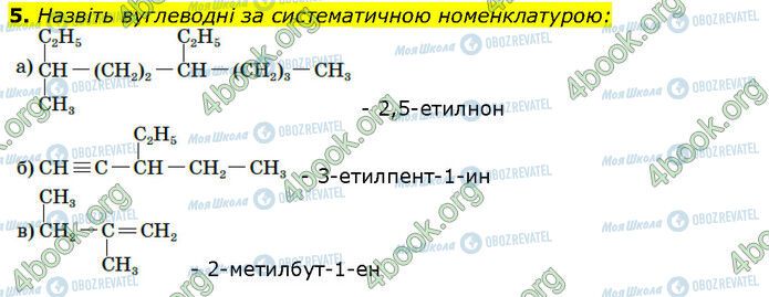 ГДЗ Хімія 10 клас сторінка Стр.67 (5)